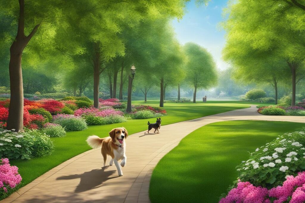 pet-friendly parks and walking routes